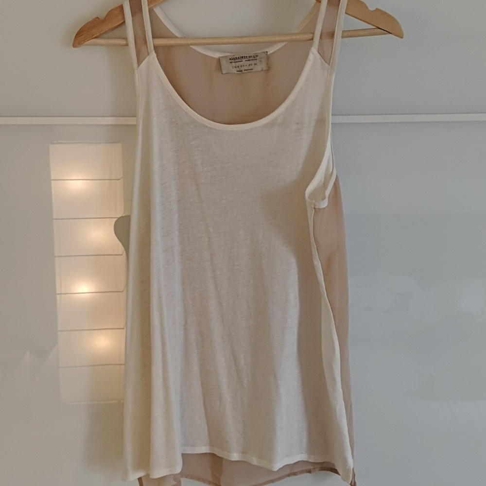 All Saints Sheer Back Tank